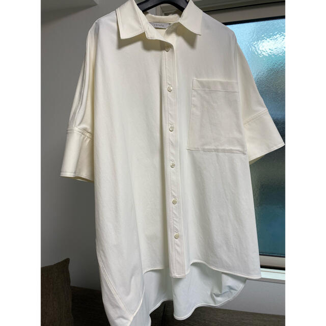 ENFOLD(エンフォルド)のYONFA オーバーシャツ レディースのトップス(シャツ/ブラウス(半袖/袖なし))の商品写真