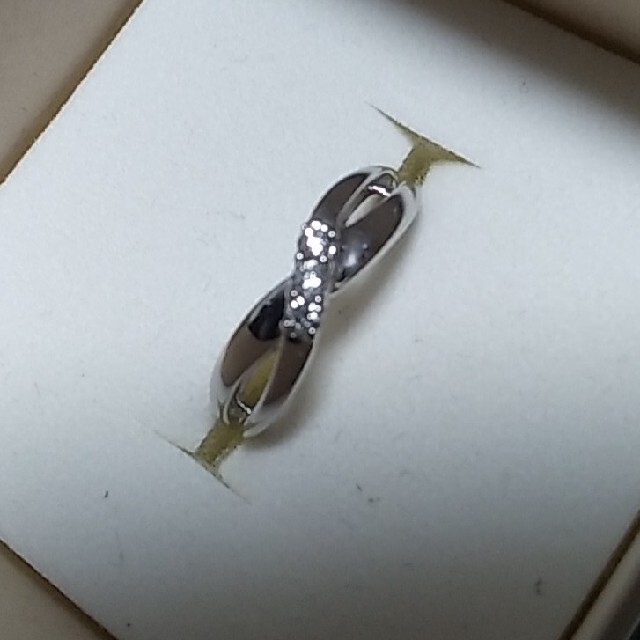 4℃(ヨンドシー)の4℃　8号　k18wg　ダイヤモンド　リング レディースのアクセサリー(リング(指輪))の商品写真
