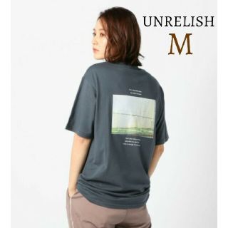 アンレリッシュ(UNRELISH)の新品 アンレリッシュ フォトプリント バックプリントTシャツ トップス半袖(Tシャツ(半袖/袖なし))