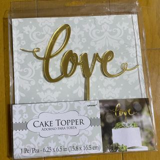 ケーキトッパー　LOVE(その他)