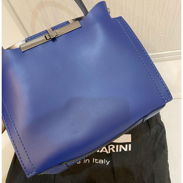 Gianni chiarini  ブルー　ワンハンドル　バッグ 1