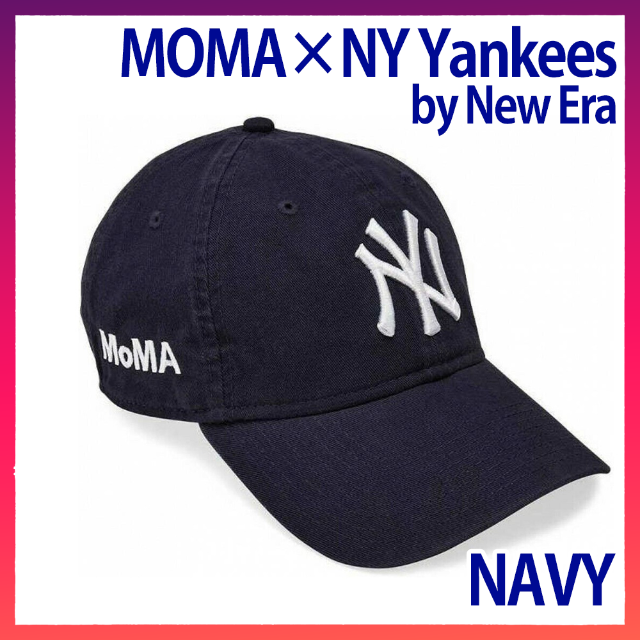 【新品＆匿名配送】MOMA×NewEra ヤンキース ニューエラ モマ ネイビー