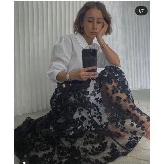 アメリヴィンテージ(Ameri VINTAGE)のAmeri Vintage LACE LAYERED SKIRT 4/15迄出品(ロングワンピース/マキシワンピース)