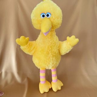 セサミストリート(SESAME STREET)の【特大サイズ】【美品】セサミストリート　ビッグバード　ぬいぐるみ(キャラクターグッズ)