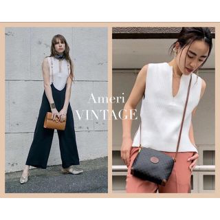 アメリヴィンテージ(Ameri VINTAGE)のAMERI DEEP SLIT NECK TOP(ベスト/ジレ)