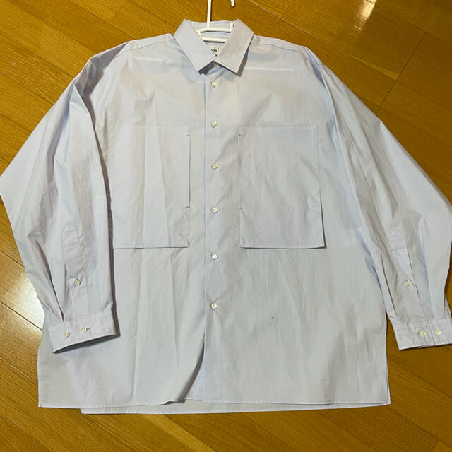 marka PATCH POCKET SHIRT / lavender