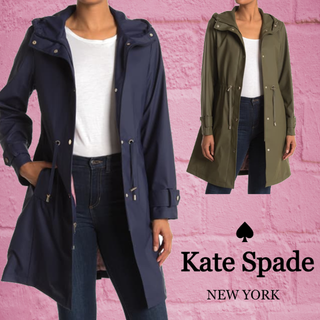 ケイトスペードニューヨーク(kate spade new york)の★SALE☆【kate spade】フード付きドローストリングレインコート(その他)