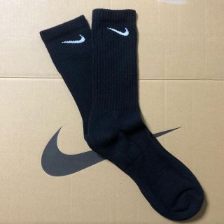 ナイキ(NIKE)の【新品】NIKE（ナイキ）エブリデイ クッションド クルーソックス 1足 黒(ソックス)