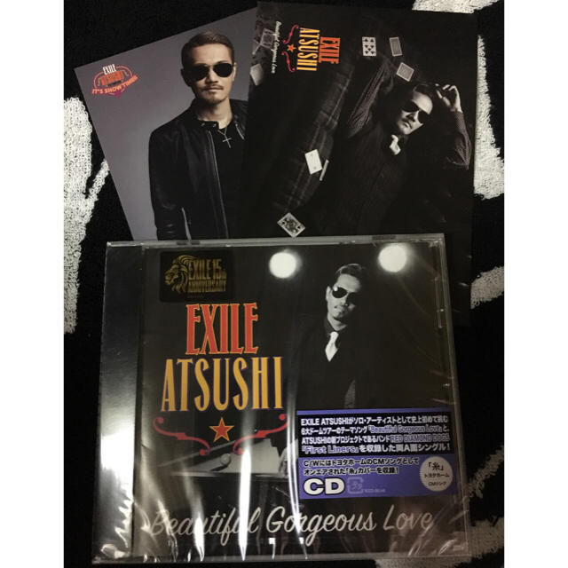 24karats(トゥエンティーフォーカラッツ)のEXILE ATSUSHI CD & ポストカード エンタメ/ホビーのCD(ポップス/ロック(邦楽))の商品写真