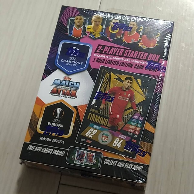 TOPPS 2020-21 UEFA CL MATCH ATTAX　未開封　1箱 エンタメ/ホビーのトレーディングカード(Box/デッキ/パック)の商品写真