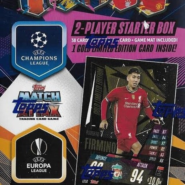 TOPPS 2020-21 UEFA CL MATCH ATTAX　未開封　1箱 エンタメ/ホビーのトレーディングカード(Box/デッキ/パック)の商品写真