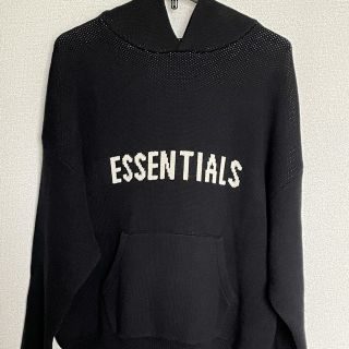 フィアオブゴッド(FEAR OF GOD)のFOG ESSENTIALS ニット パーカー  Mサイズ(ニット/セーター)