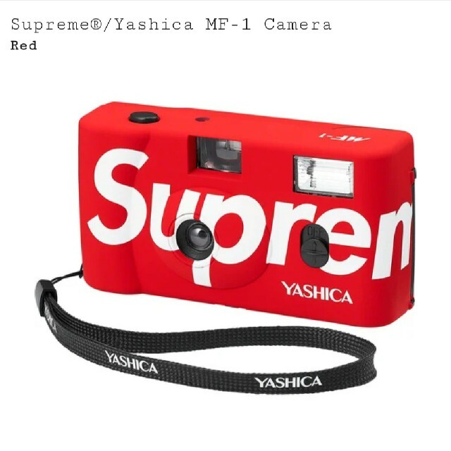 最安価格 Supreme - 赤 レッド red Camera MF-1 Yashica Supreme フィルムカメラ