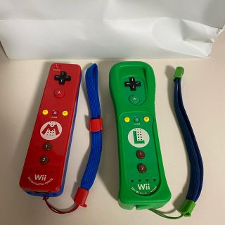 ニンテンドウ(任天堂)の【動作確認済】Wiiリモコンプラス ルイージ　マリオ　セット(その他)