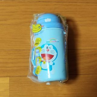 バンダイ(BANDAI)のストロー付水筒　ドラえもん(水筒)