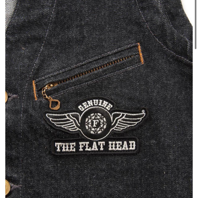 THE FLAT HEAD(フラットヘッド)のフラットヘッド　デニムベスト メンズのトップス(ベスト)の商品写真