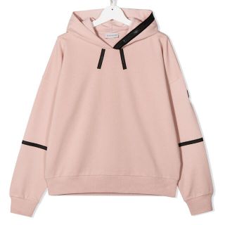 モンクレール(MONCLER)の【みかりん 様専用】MONCLER ロゴトリム パーカー ピンク 14Y(パーカー)