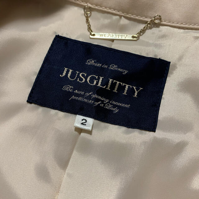 JUSGLITTY(ジャスグリッティー)の美品♡ジャスグリッティー　トレンチコート レディースのジャケット/アウター(トレンチコート)の商品写真
