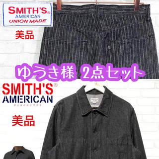 SMITH'S AMERICAN スミスアメリカン ストライプ デニム W31(デニム/ジーンズ)