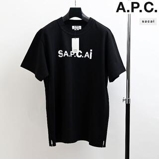 サカイ(sacai)の新品 A . P . C . X SACAI Kiyo Tシャツ ブラック(Tシャツ/カットソー(半袖/袖なし))