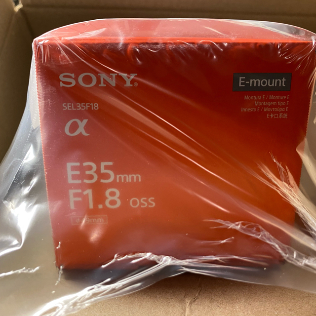 新品 SONY SEL35F18 ASP-C E 35mm F1.8 3月購入