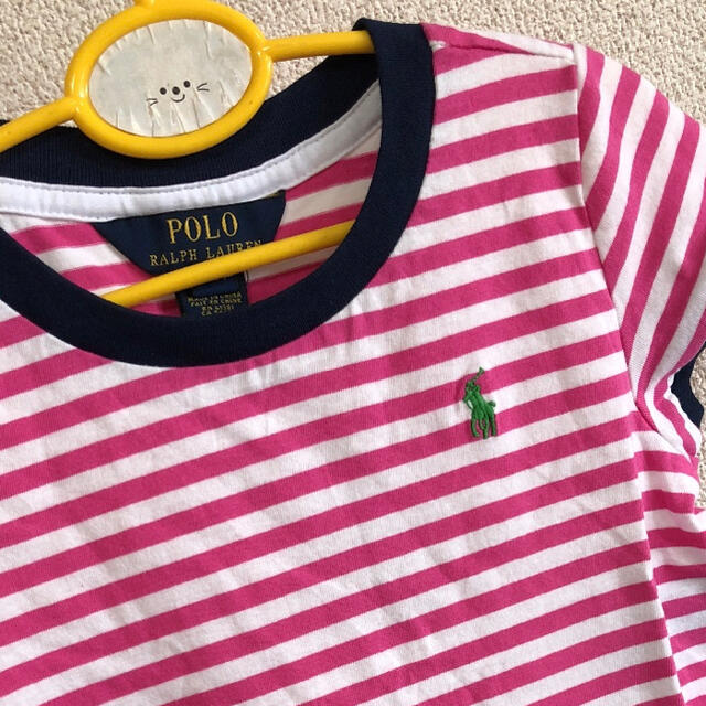 Ralph Lauren(ラルフローレン)の新品　ラルフローレン　3T/100cm ピンクワンピース キッズ/ベビー/マタニティのキッズ服女の子用(90cm~)(ワンピース)の商品写真