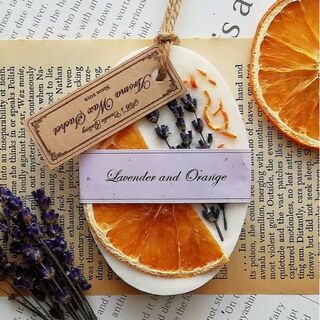Lavender and Orange 《OVAL》 － アロマワックス・サシェ(アロマ/キャンドル)