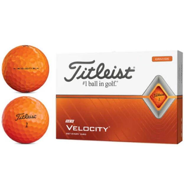 Titleist(タイトリスト)のTitleist VELOCITYゴルフボール 1ダース [12球入り] スポーツ/アウトドアのゴルフ(その他)の商品写真