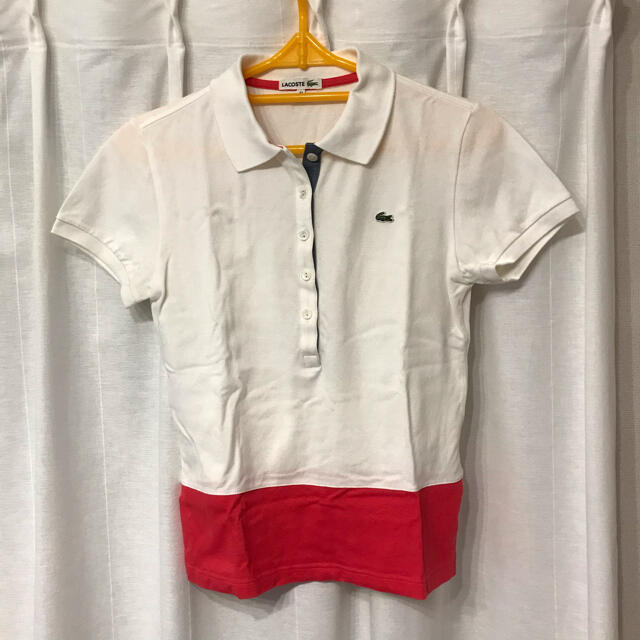 LACOSTE(ラコステ)のちぼ様専用★ラコステ♡バイカラーポロシャツ レディースのトップス(ポロシャツ)の商品写真