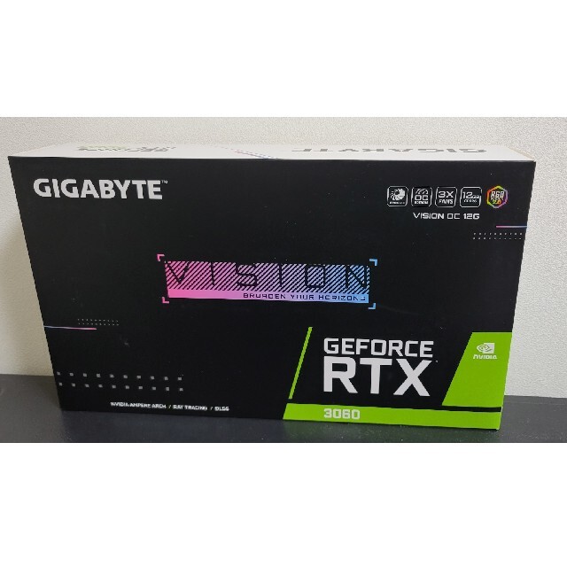 全国総量無料で (当日発送) Gigabyte RTX3060 VISION PCパーツ