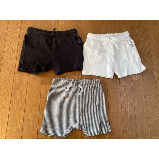 ザラキッズ(ZARA KIDS)のZARA ハーフパンツ　H&M 3点セット(パンツ)