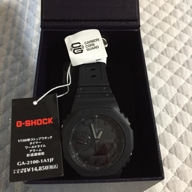 カシオ G-SHOCK GA-2100-1A1JF ブラックモデル 新品・未使用