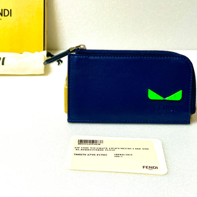 FENDI モンスター パスケース カードケース フェンディ 美品 ブラック