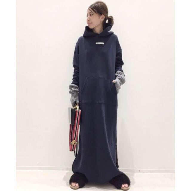 レディースAMERICANA Side Zip Sweat ワンピース☆