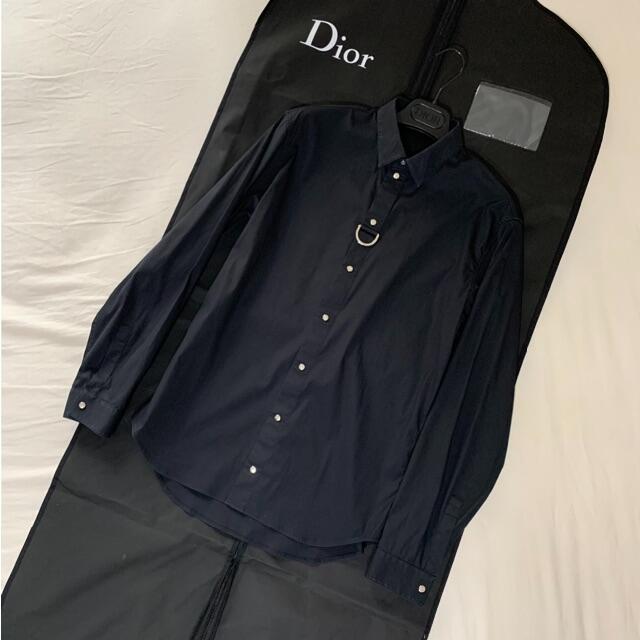 DIOR CD ICON SILVER BOTTON BLACK SHIRT