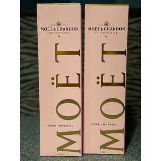 モエエシャンドン(MOËT & CHANDON)のren様専用　箱入り新品✳︎モエシャンドン★モエロゼ　2本セット(シャンパン/スパークリングワイン)