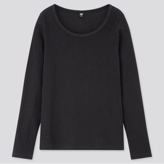 ユニクロ(UNIQLO)のリブラウンドネックT(Tシャツ(長袖/七分))