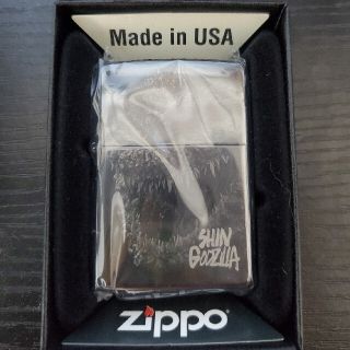 ジッポー(ZIPPO)の【未使用】zippo　 シンゴジラ GODZILLA ブラックチタンコーティング(タバコグッズ)