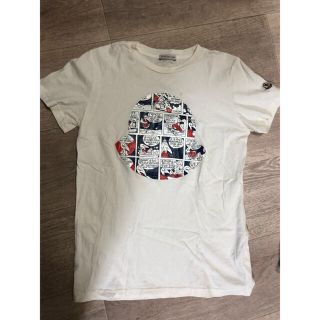 モンクレール(MONCLER)のモンクレール白Tシャツ(Tシャツ(半袖/袖なし))