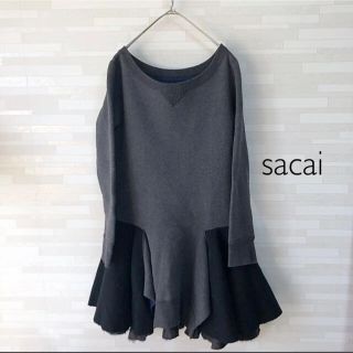 サカイ(sacai)のsacaiサカイワンピースドッキングワンピ(ミニワンピース)