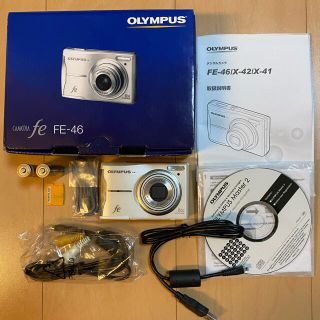 オリンパス(OLYMPUS)の電池式コンパクトデジカメ＊オリンパスfe-46＊1186万画素(コンパクトデジタルカメラ)