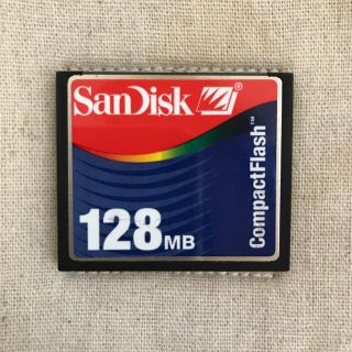 サンディスク(SanDisk)のコンパクトフラッシュメモリ 128MB SanDisk(PC周辺機器)