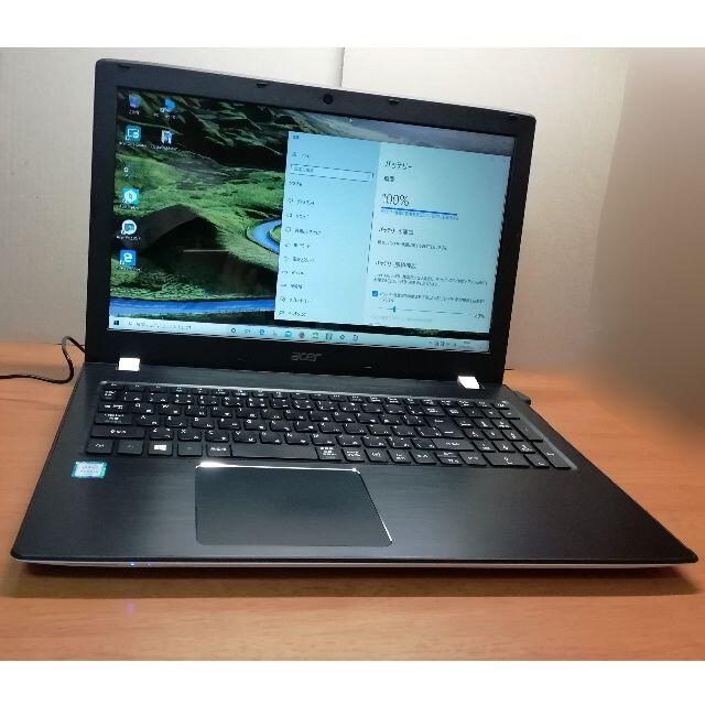 Acer Aspire E15 E5-575-N54G/W ノートパソコン 美品