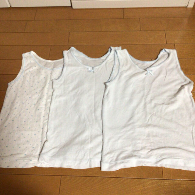 女の子130 タンクトップ 肌着6枚セット キッズ/ベビー/マタニティのキッズ服女の子用(90cm~)(下着)の商品写真