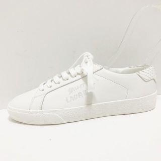 サンローラン(Saint Laurent)のサンローランパリ スニーカー 35美品  - 白(スニーカー)