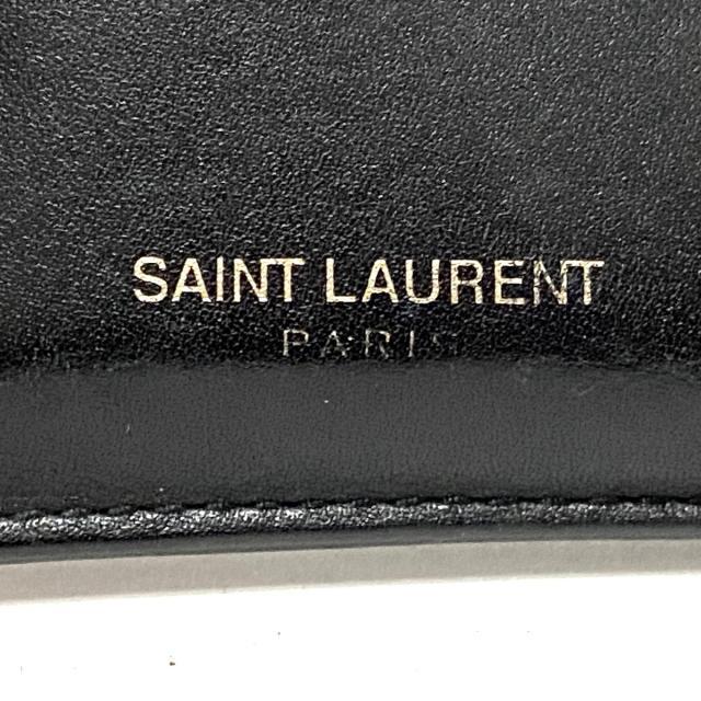 Saint Laurent(サンローラン)のサンローランパリ カードケース 379278 黒 レディースのファッション小物(名刺入れ/定期入れ)の商品写真