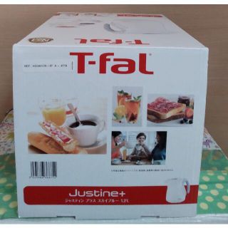 ティファール(T-fal)の【新品未使用】ティファール スカイブルー 1.2L 保証書付き(電気ケトル)