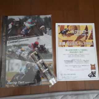 東京競馬　JRA クリアファイル　ドッキングペン(ノベルティグッズ)