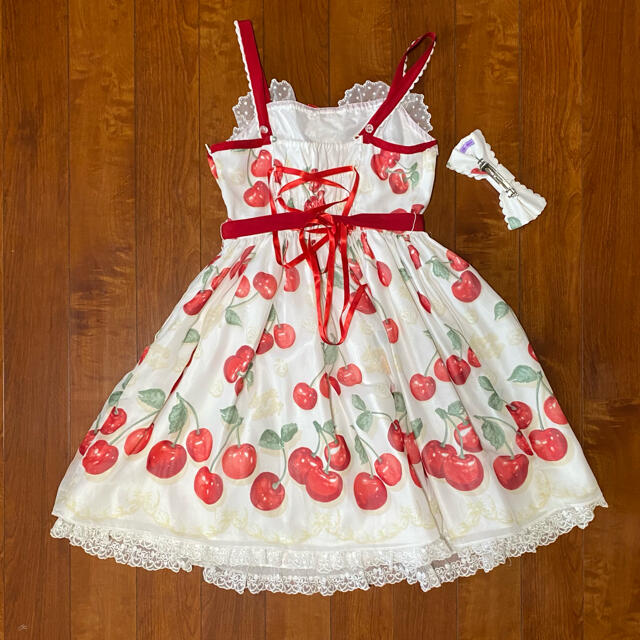 Angelic Pretty Creamy Cherry JSK＋バレッタ 1