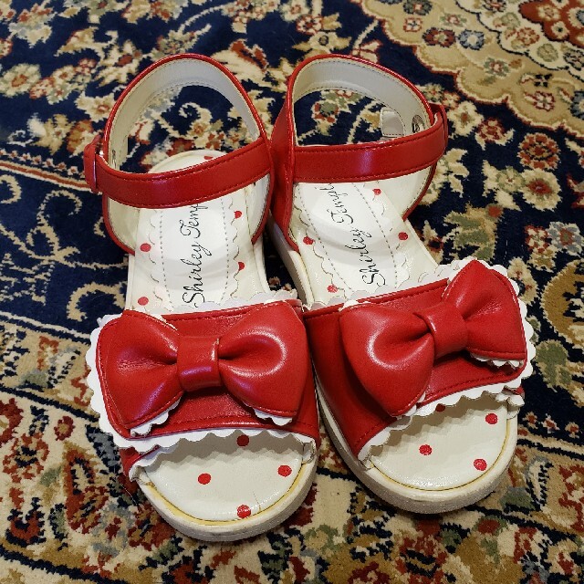 Shirley Temple(シャーリーテンプル)のシャーリーテンプル　サンダル15cm キッズ/ベビー/マタニティのキッズ靴/シューズ(15cm~)(サンダル)の商品写真